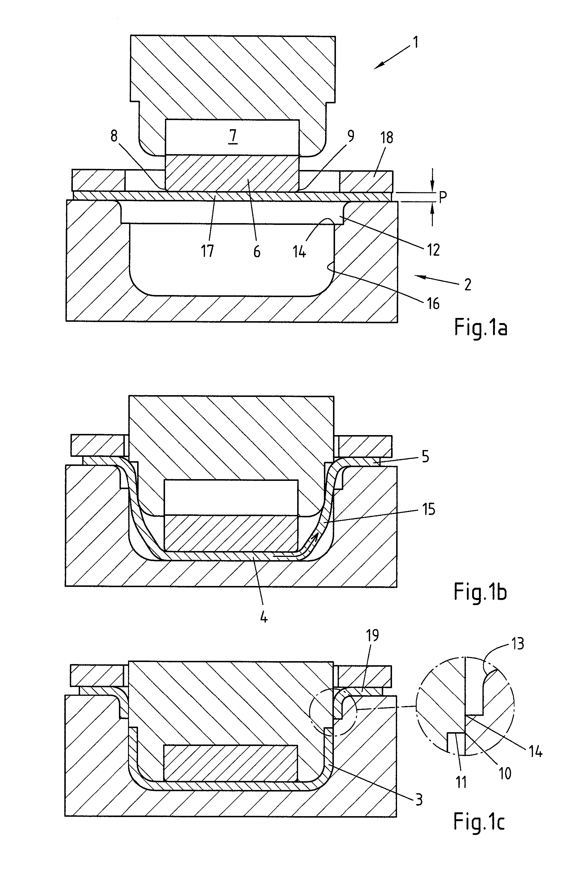 Method and Device for Producing a Half-Shell Part