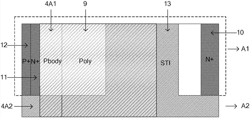 Lateral double-diffused metal oxide semiconductor device