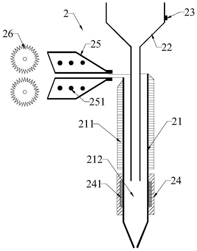 Heterogeneous bone tissue engineering scaffold, extrusion assembly and preparation method of heterogeneous bone tissue engineering scaffold