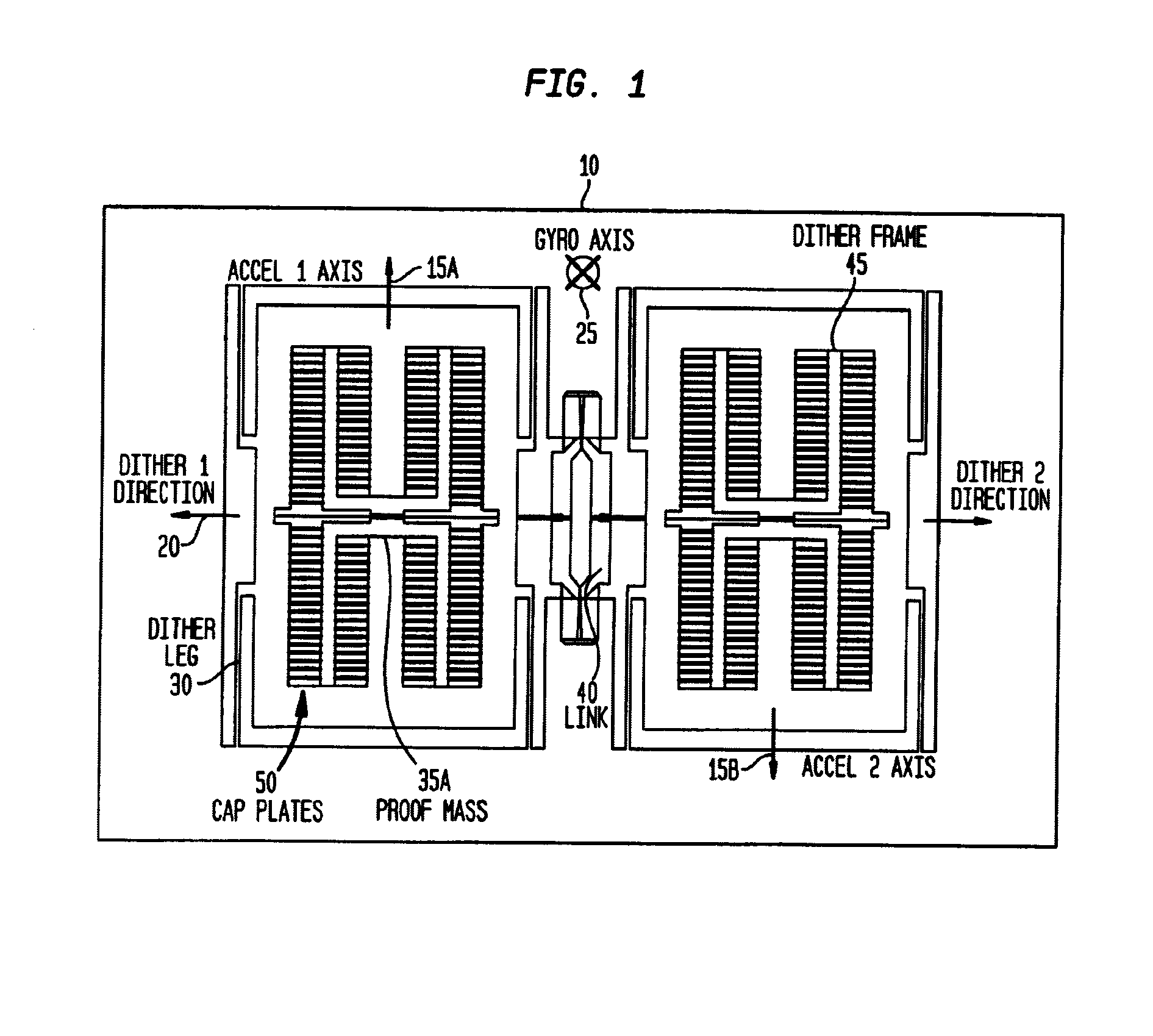 Closed loop analog gyro rate sensor