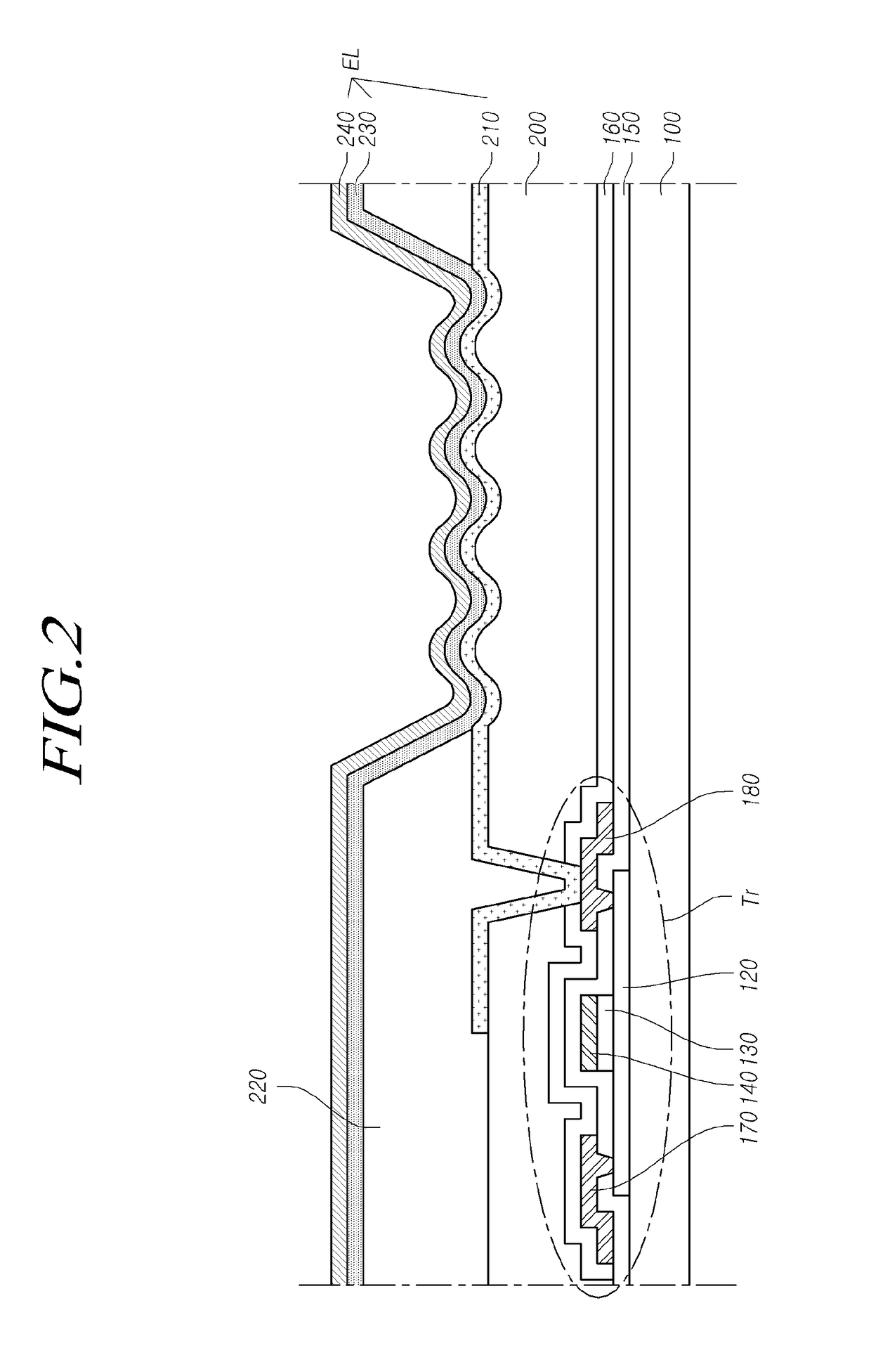 Organic light emitting diode display device and organic light emitting diode thereof