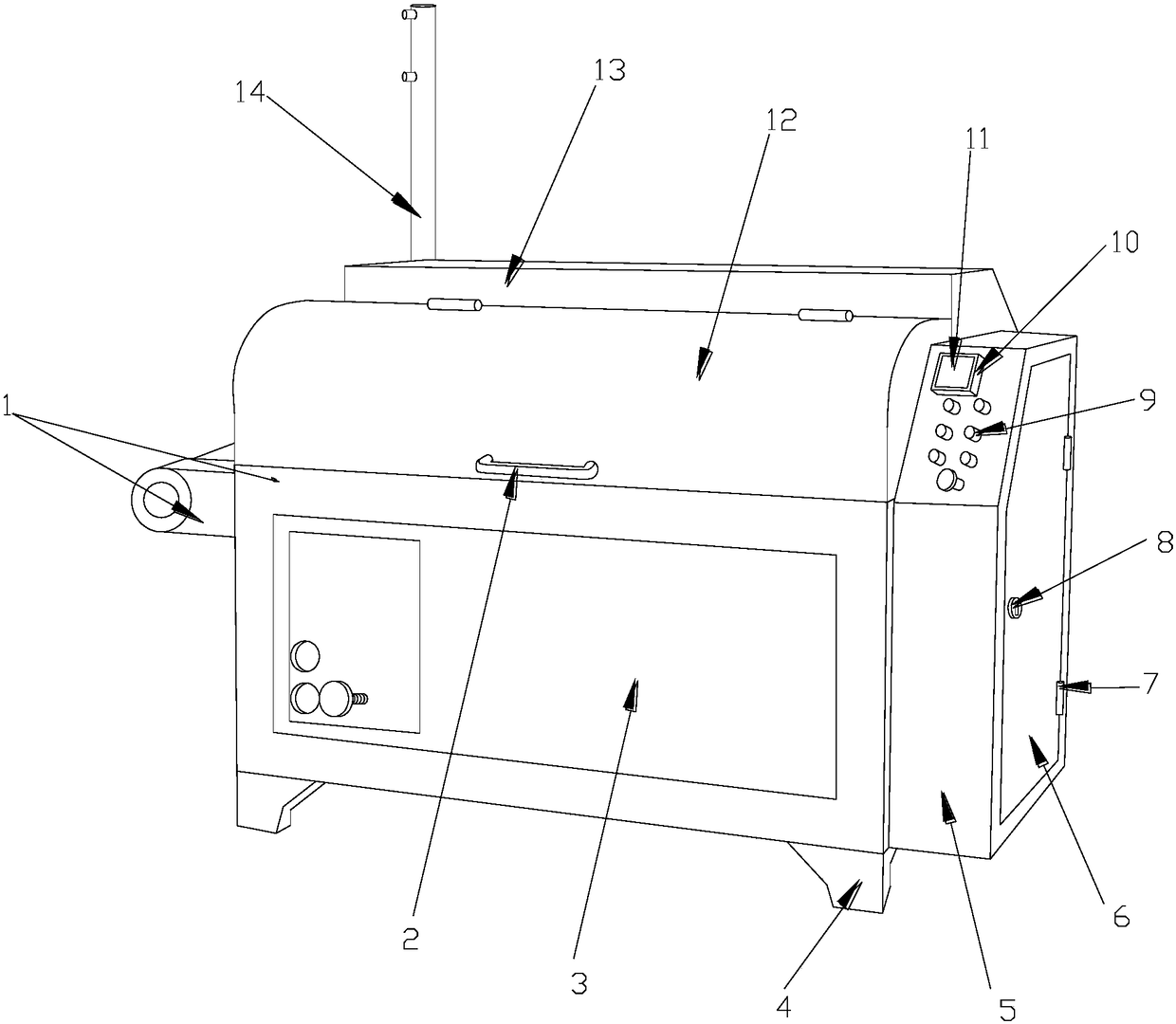 Positioning and cutting device for bridge construction