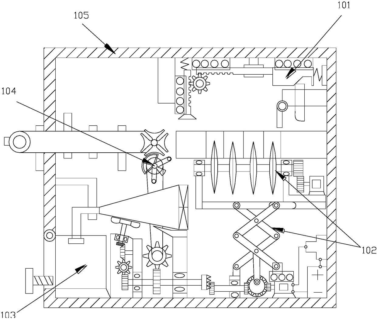 Positioning and cutting device for bridge construction