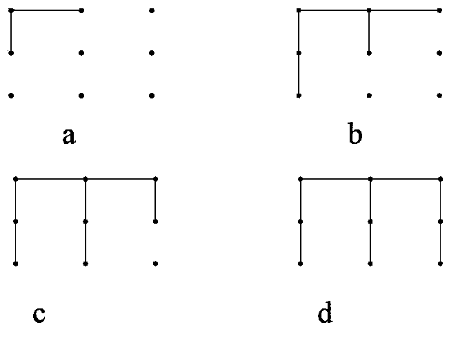 Construction method of heating ventilation air conditioning hot and cold water pipe network space topological structure