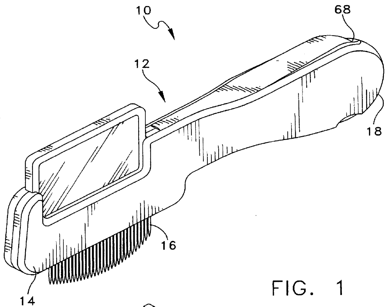 Lice comb assembly