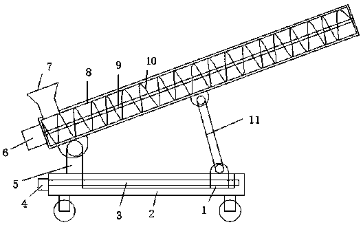 Plaster stirring kettle feeding automatic conveying device