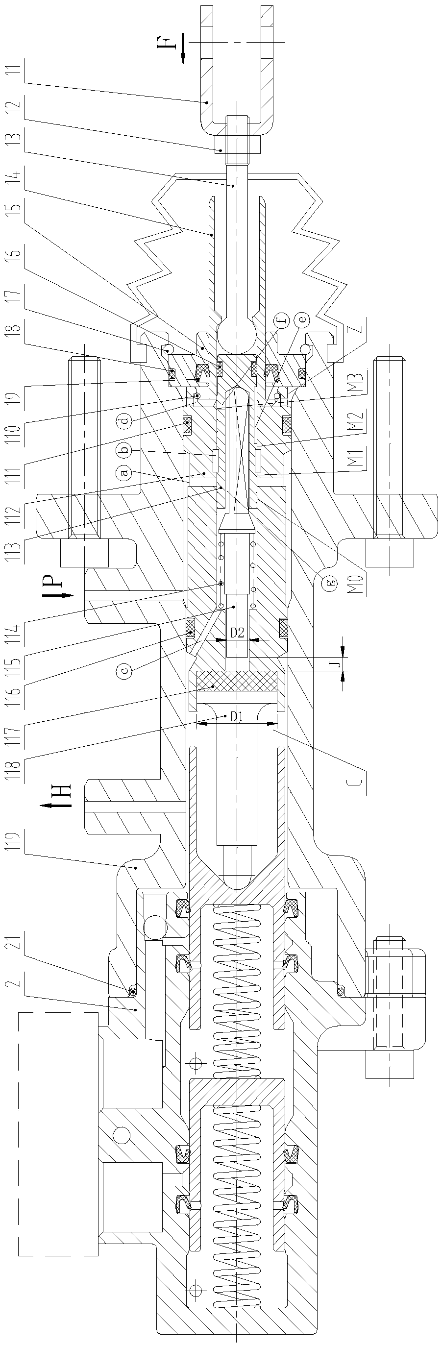 Hydraulic booster assembly device