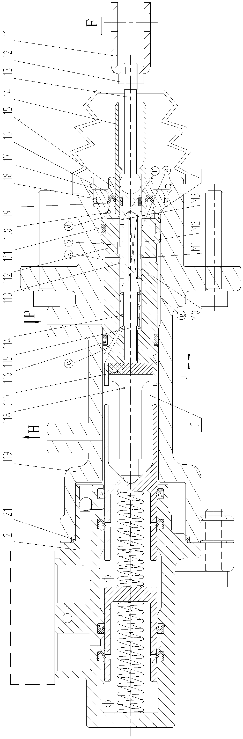 Hydraulic booster assembly device