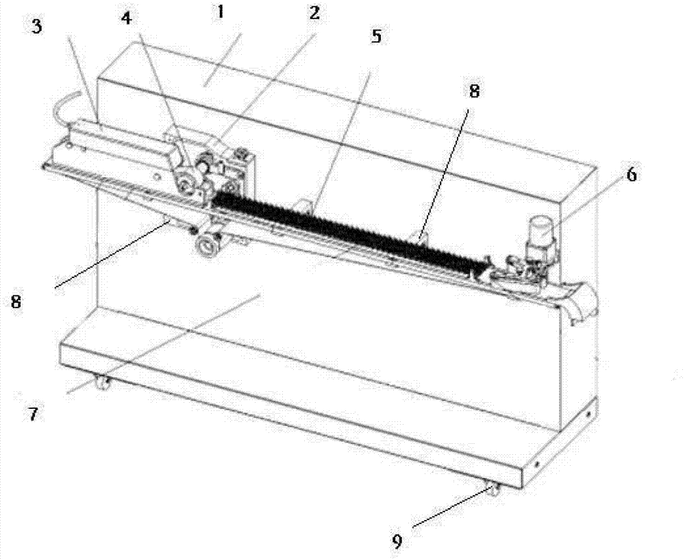 Stretching and roll forming machine of multi-layer puff pastry sheet