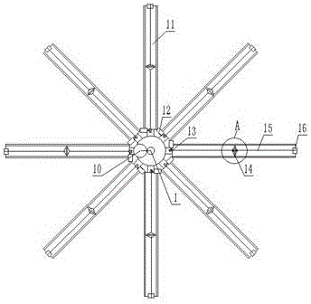 Sunflower-shaped automatic open-close type solar photovoltaic panel