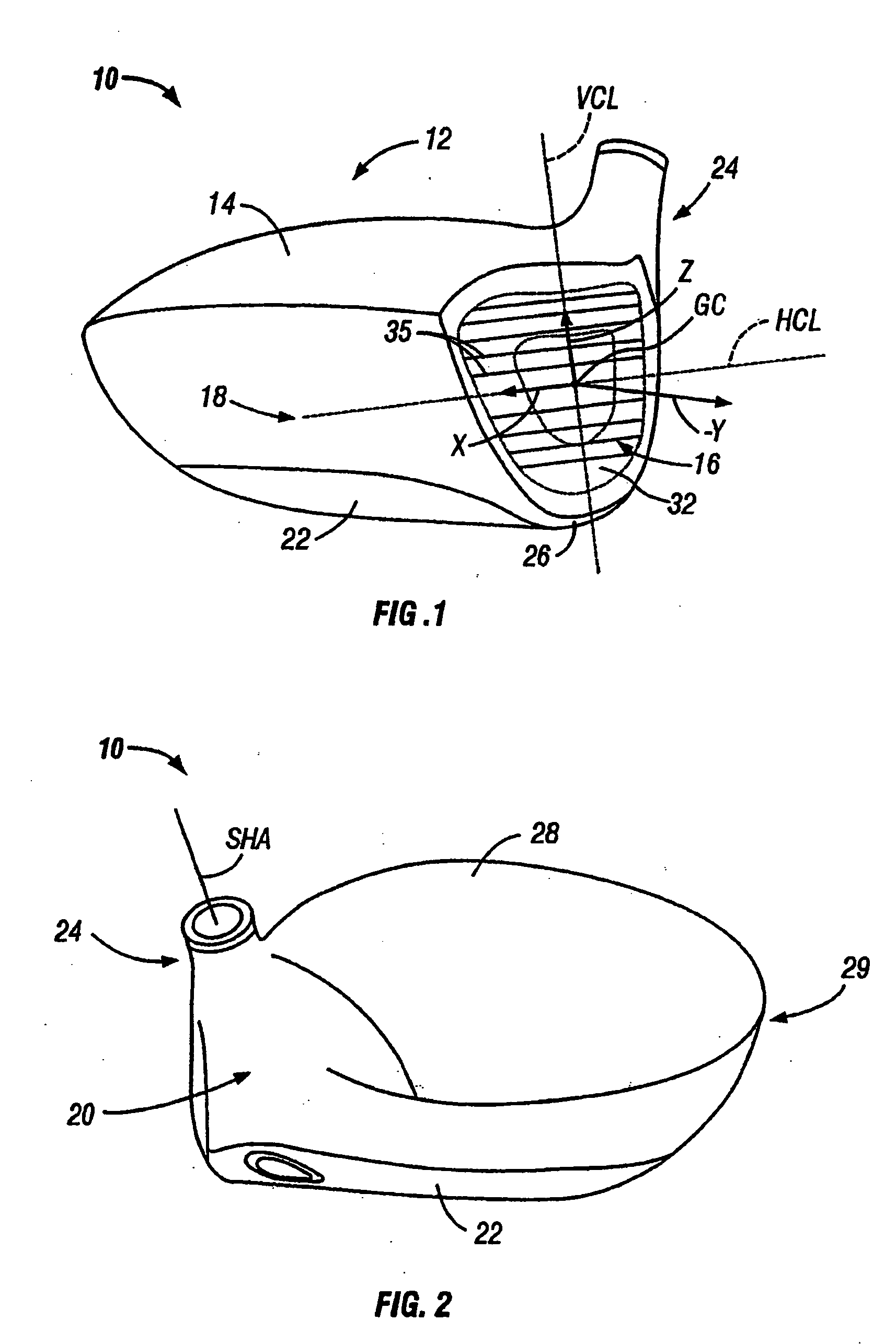 Golf club head with variable flexural stiffness for controlled ball flight and trajectory