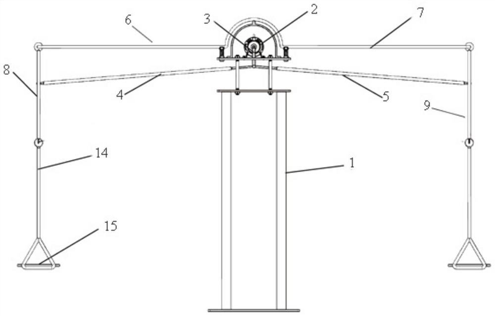 Electric seesaw swing