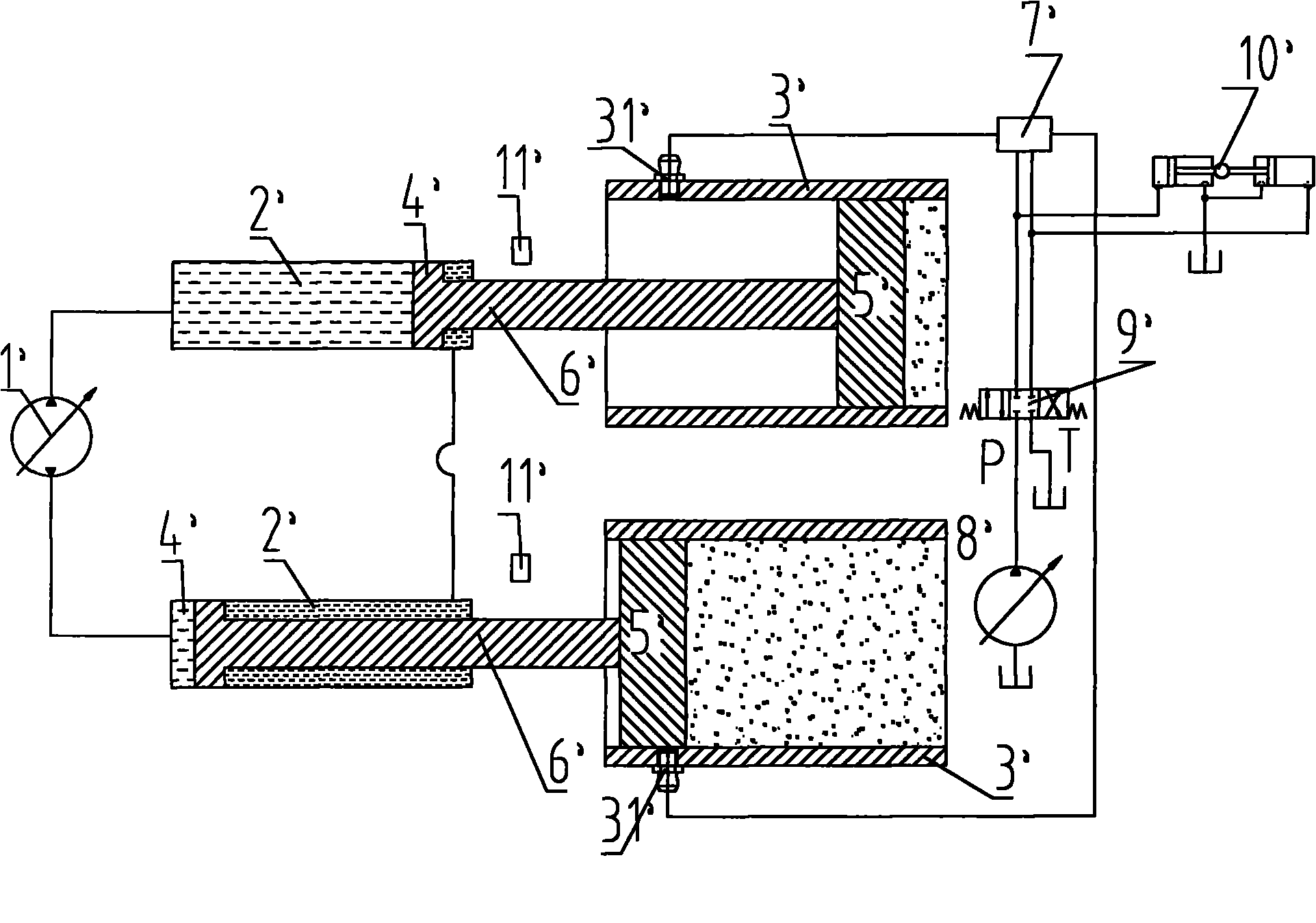 Piston lubricating system for concrete cylinder