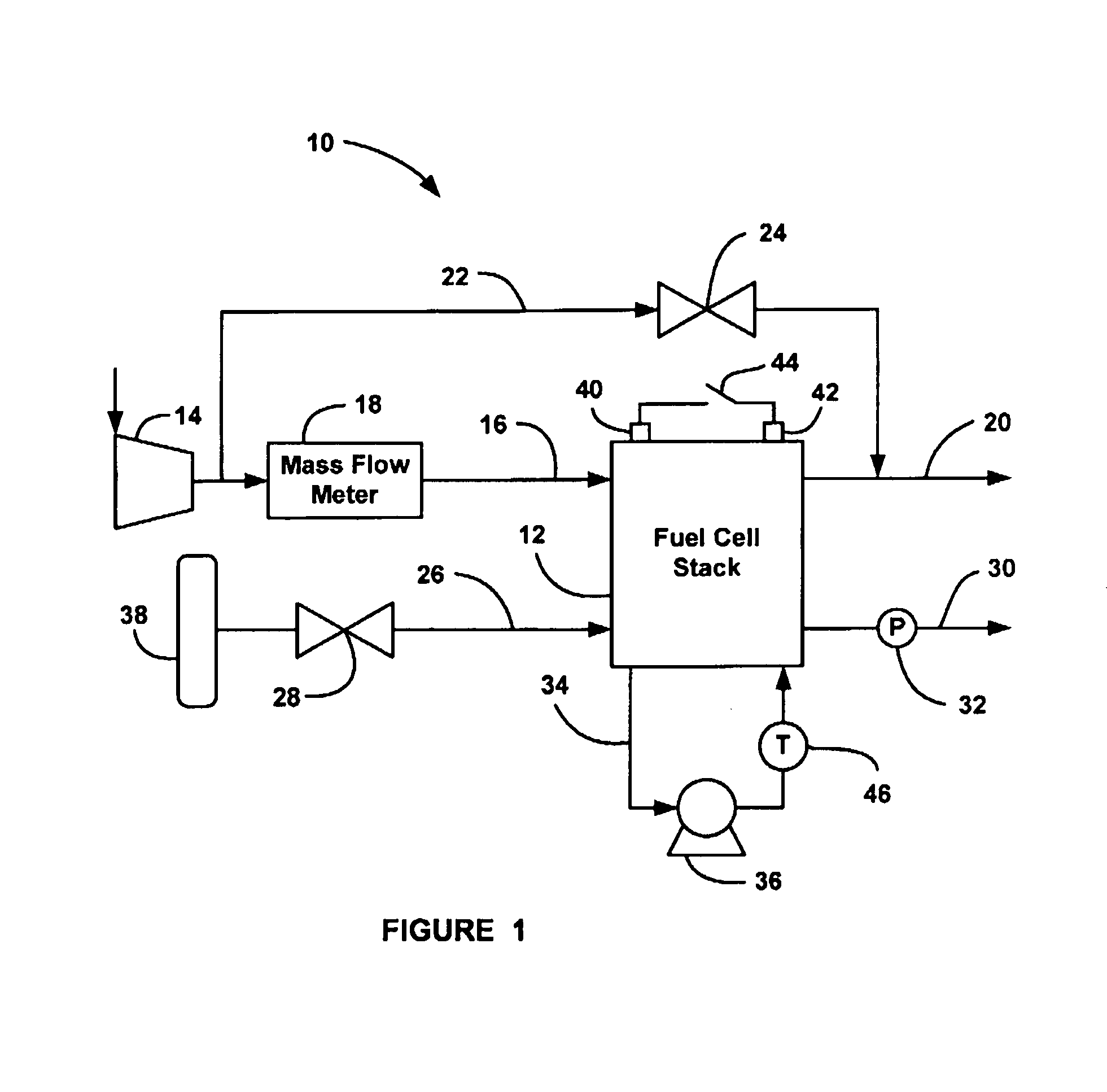 Fuel cell stack used as coolant heater