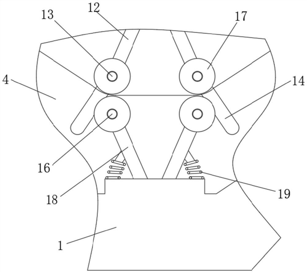 Textile fabric drying and forming system with automatic adjusting function