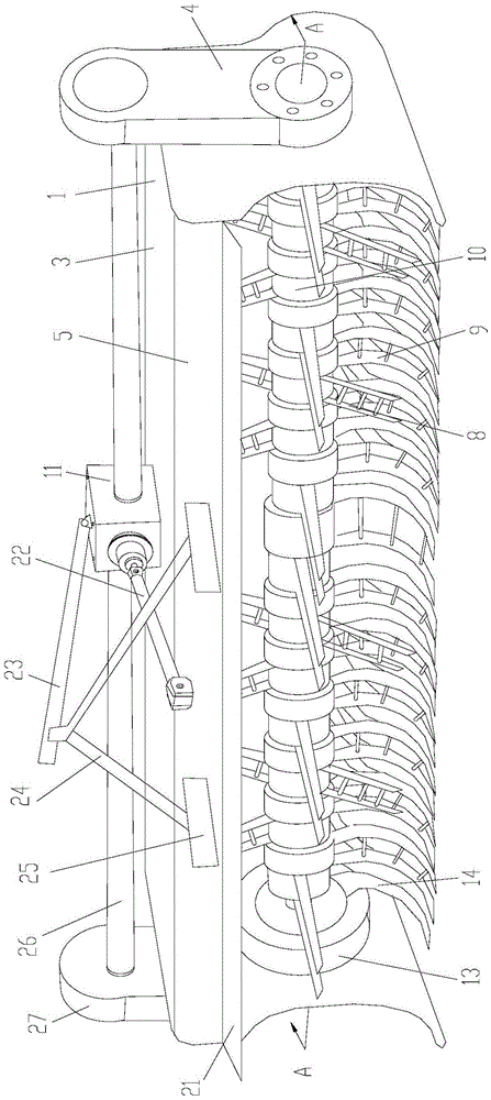 Branch pulverizer for gardens