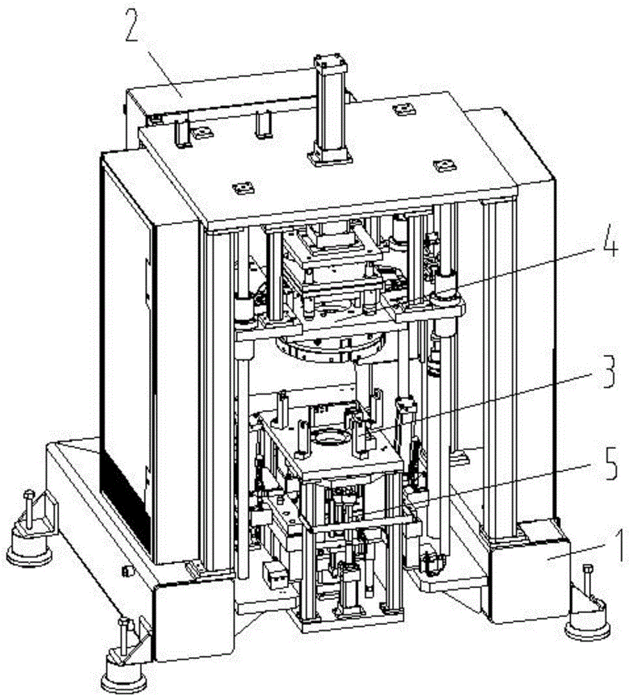 Gear shaft part comprehensive locking assembler