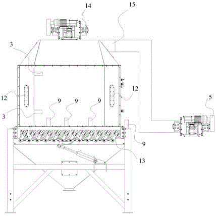 Feed temperature control cooling device and cooling method thereof