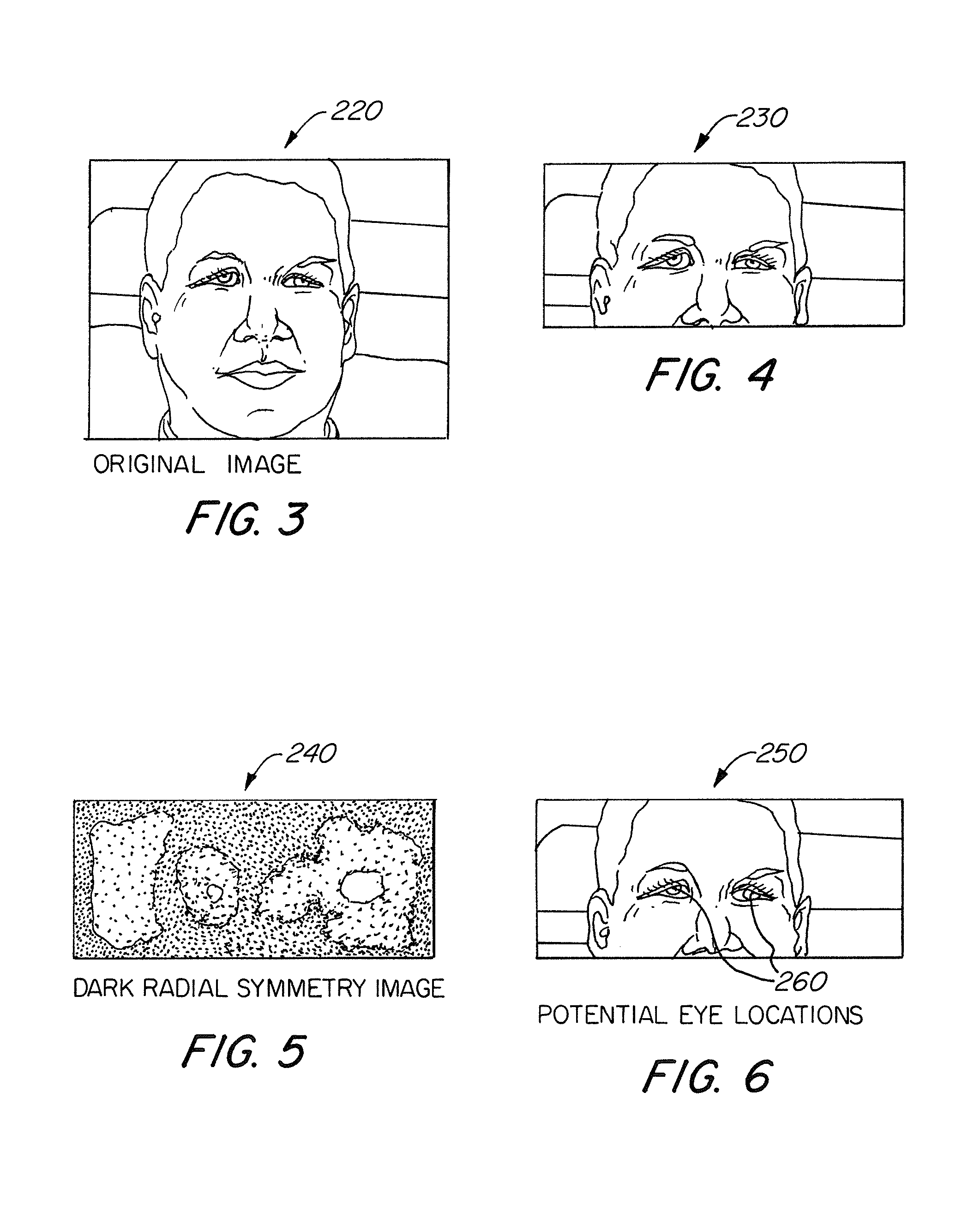 Method and apparatus for the automatic detection of facial features