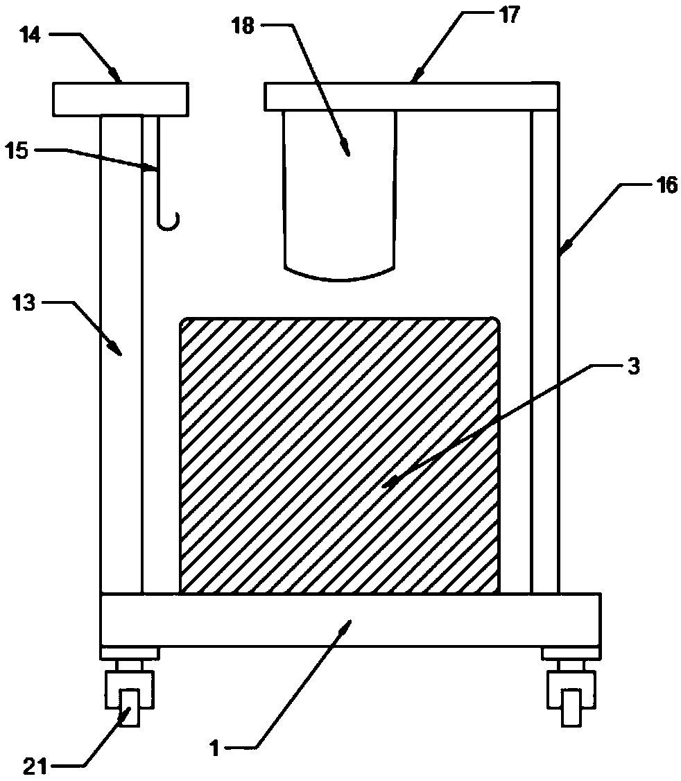 Detachable medical instrument bed for rehabilitation and health care