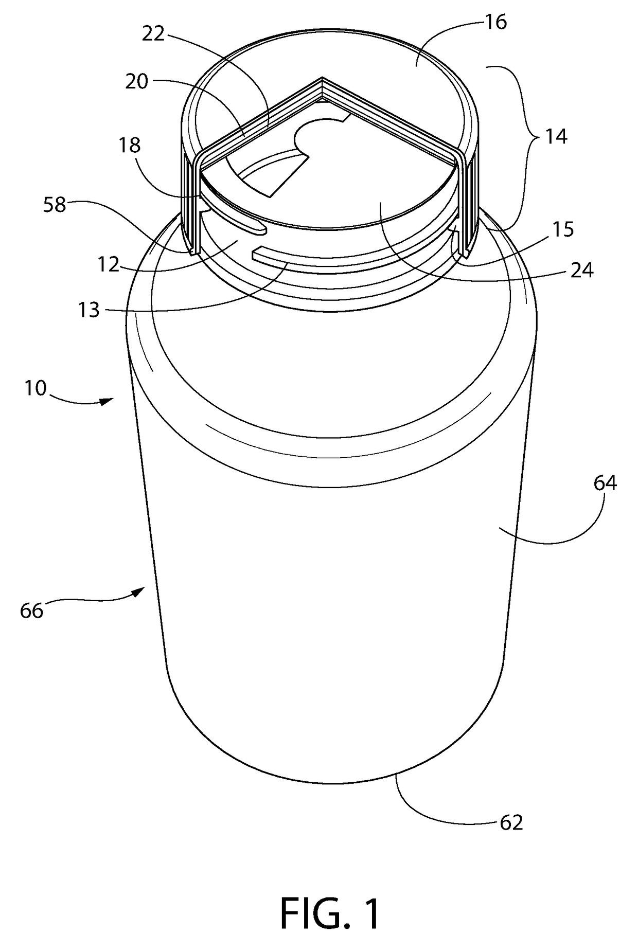 Container orifice reducer with tamper evident seal