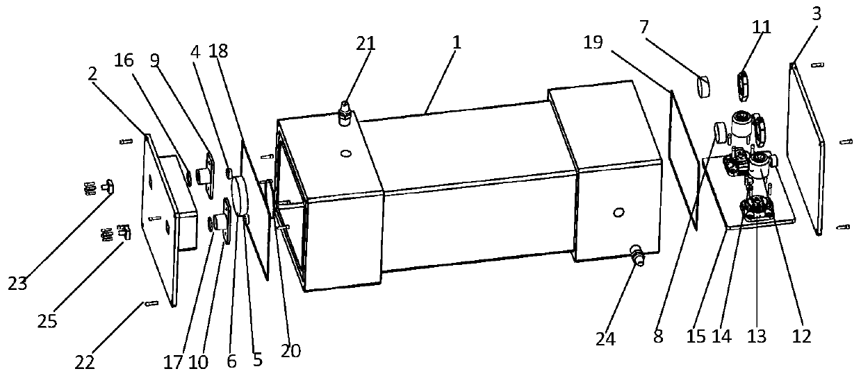 Gas absorption cell with flexible structure, adjustable optical path and convenience in disassembly