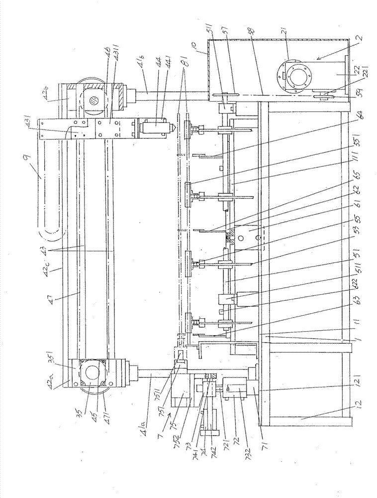 Automatic glue spraying device of PTC heating tube glue spraying machine