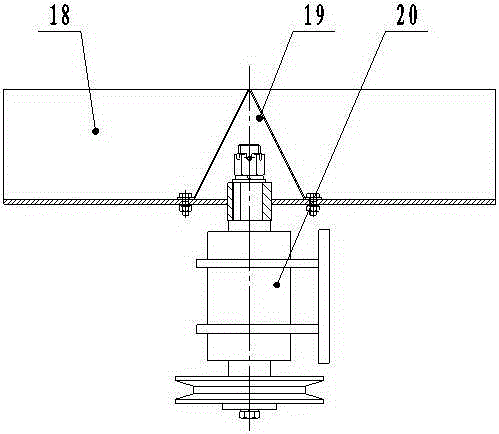 Spiral ring belt type barnyard manure crushing and scattering mechanism