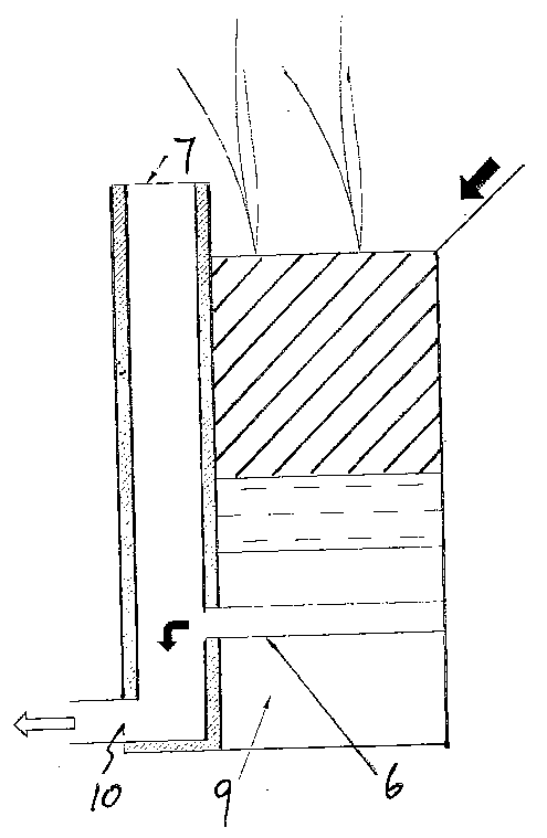 Bacteria filter for urban rainwater collecting