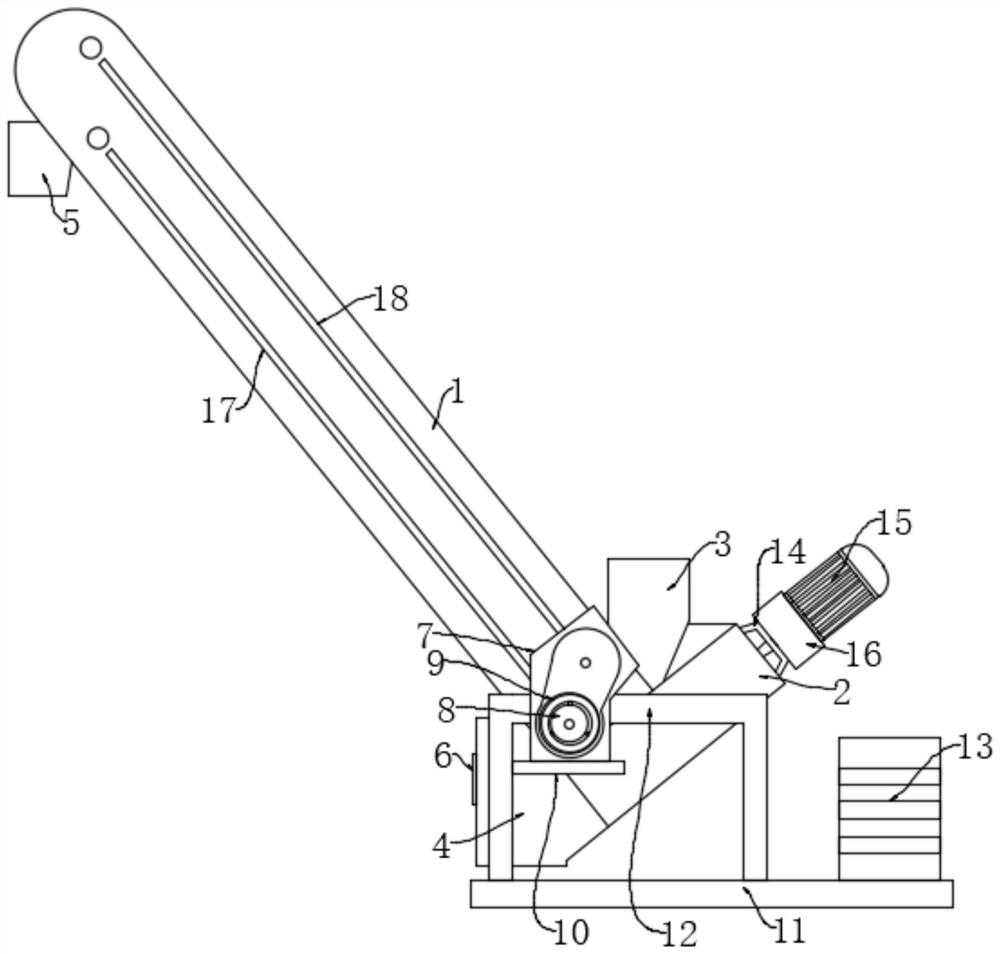 Feeding device for piglet feed production and working method of feeding device