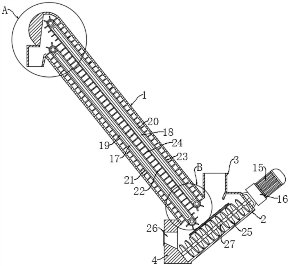 Feeding device for piglet feed production and working method of feeding device