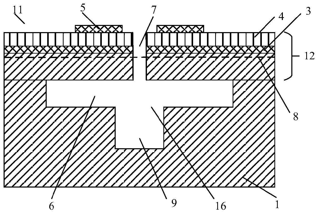 MEMS piezoelectric ultrasonic transducer with Helmholtz resonant cavity