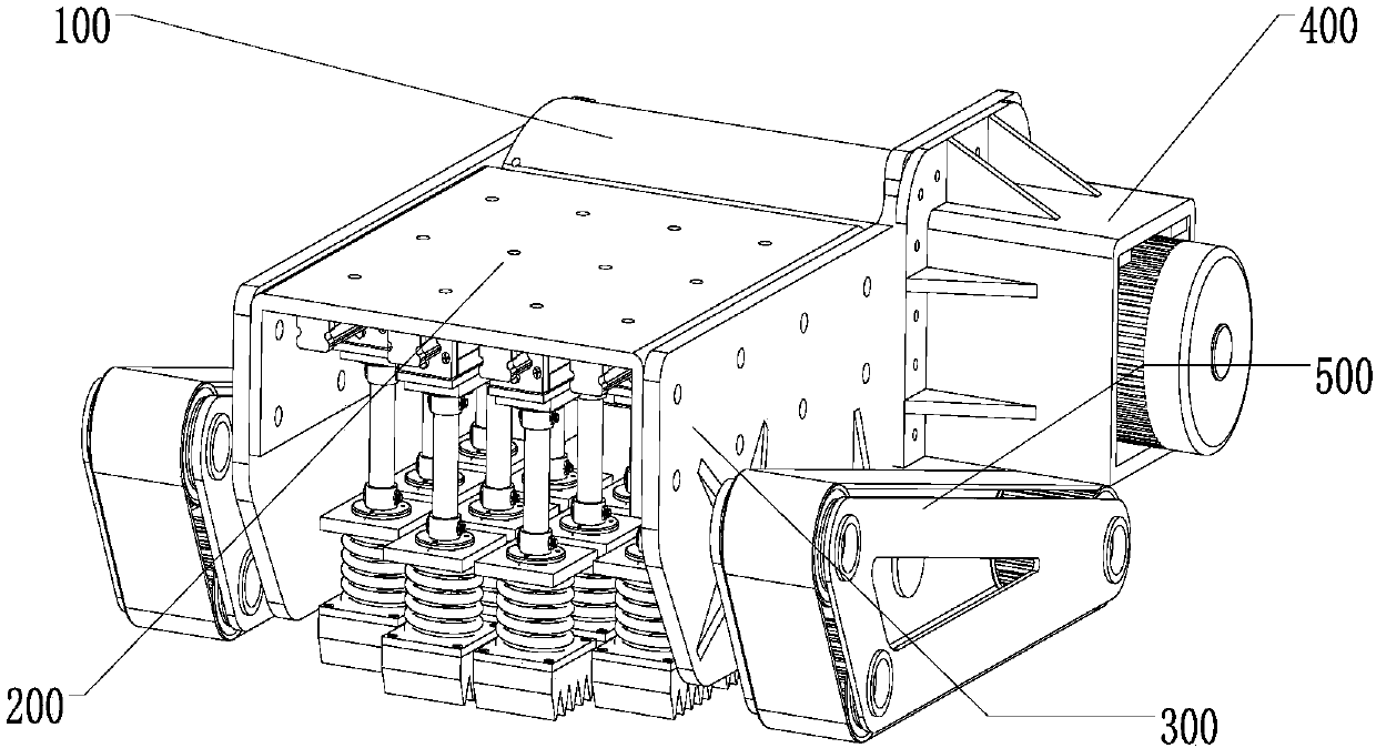 A crank connecting rod cleaning device that flexibly fits the cleaning surface