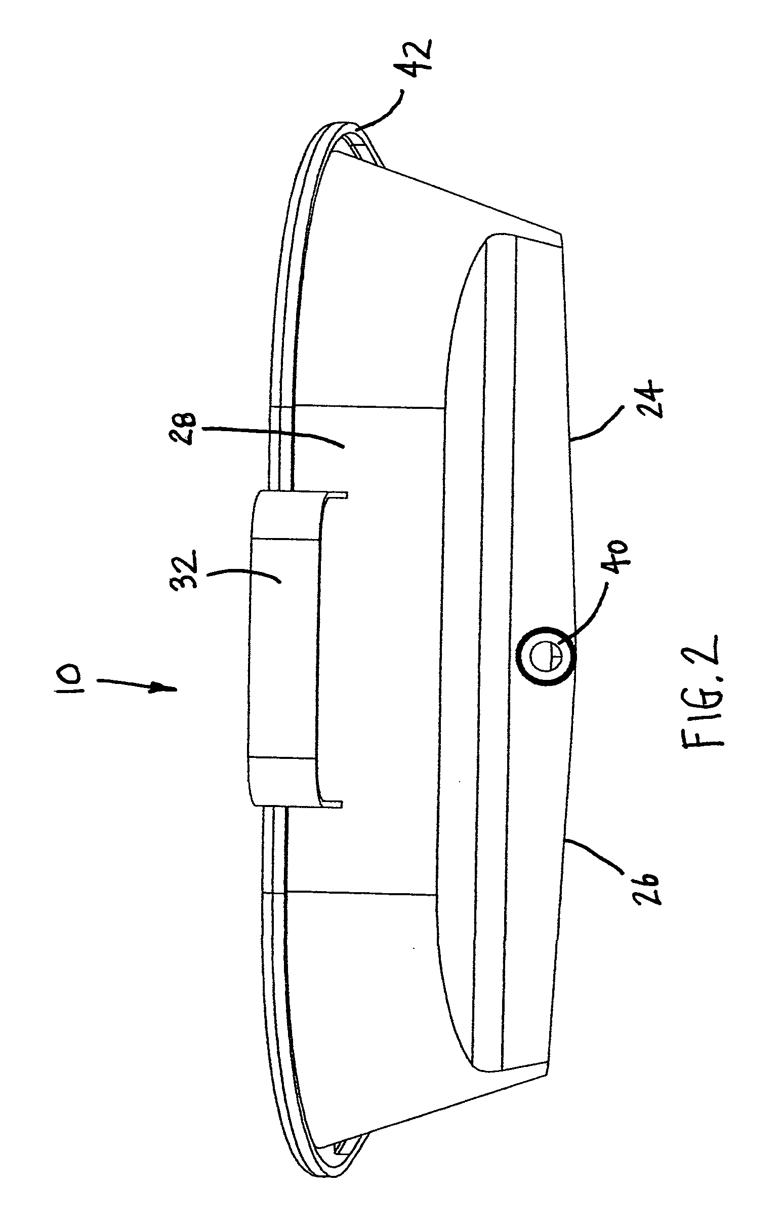 Bedpan having a tapered interior