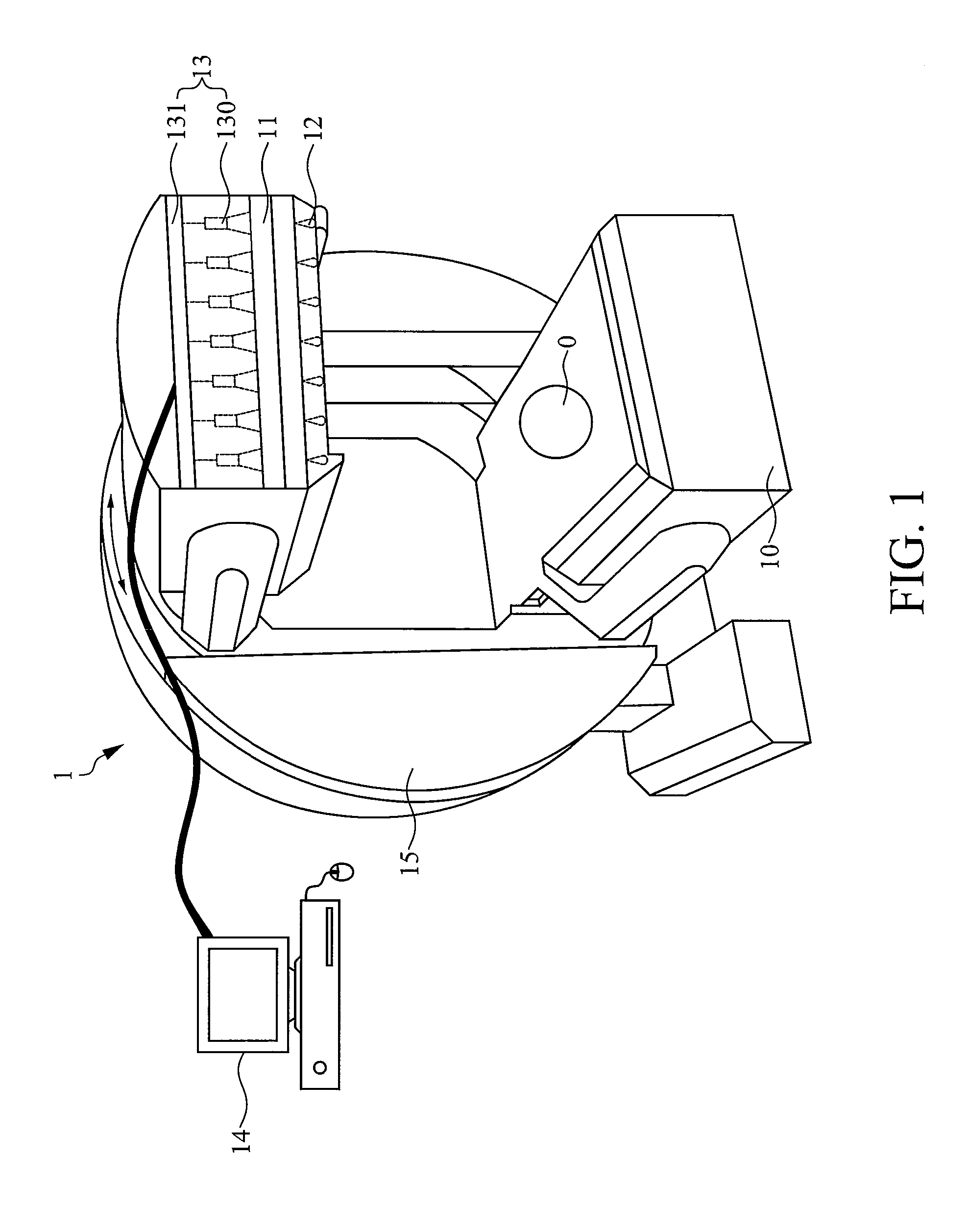 Single photon emission computed tomography instrument and the operating method thereof