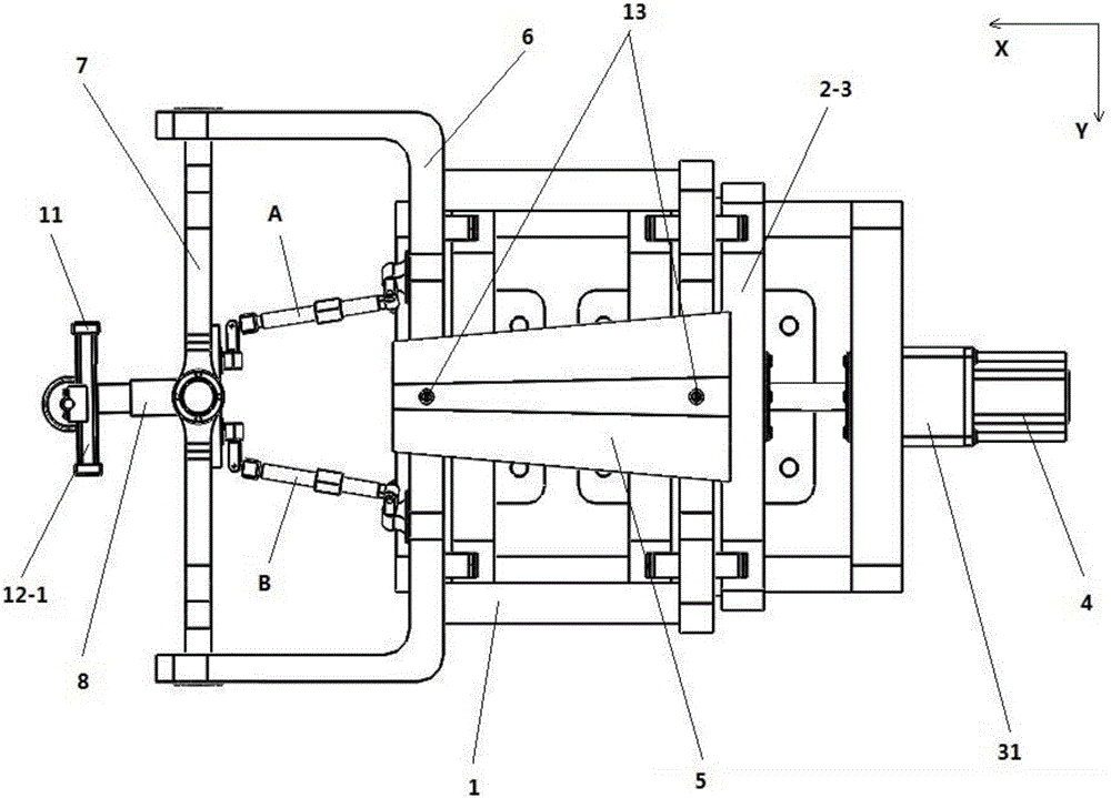 Six-freedom-degree self-adaptive wrist joint rehabilitation device