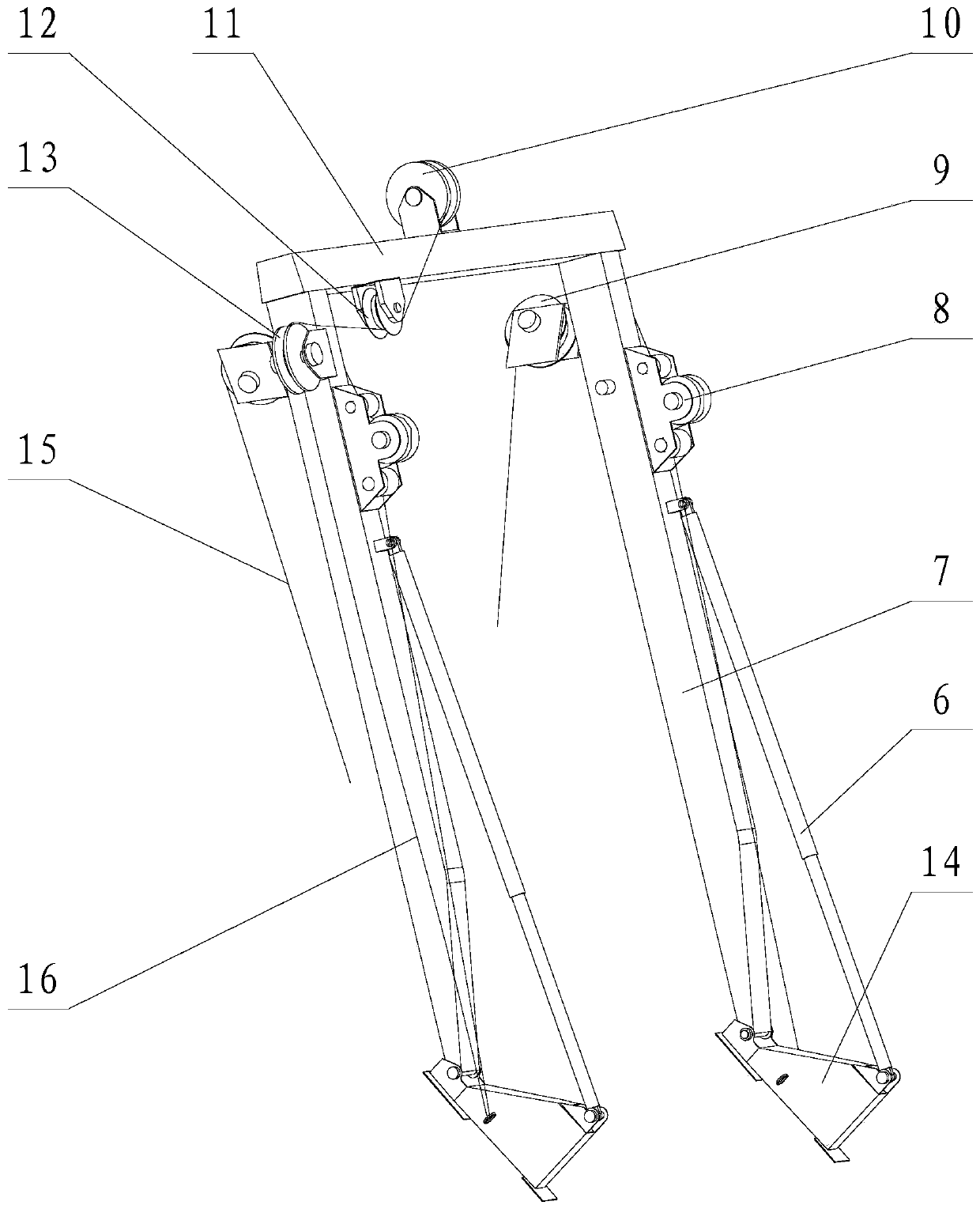 Swing preventing device for launching and retrieving processes of marine underwater survey equipment