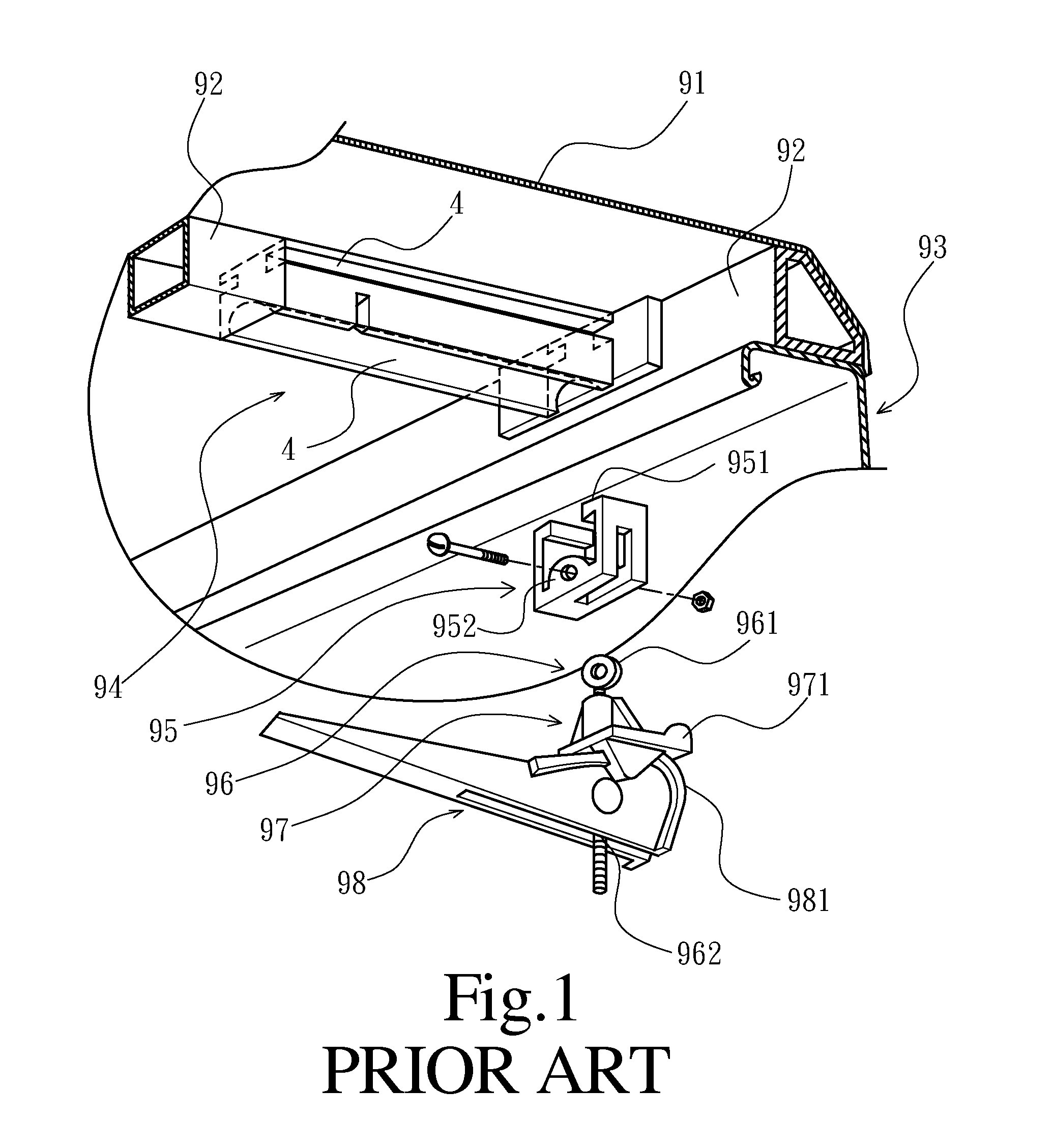 Clamp structure for tonneau cover of pick-up truck