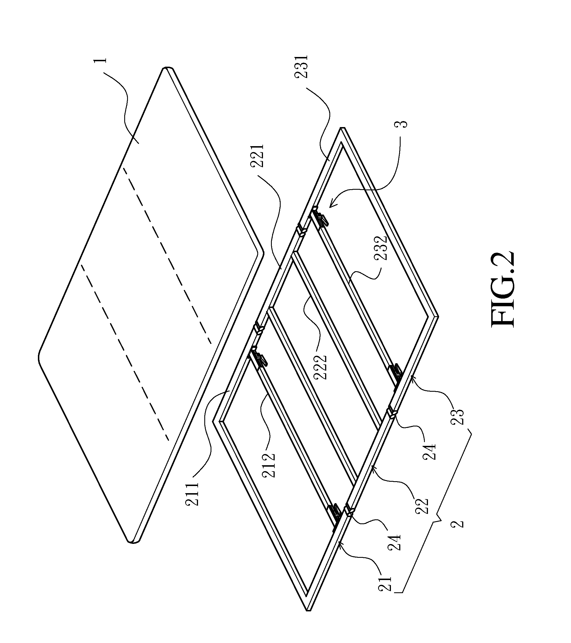 Clamp structure for tonneau cover of pick-up truck