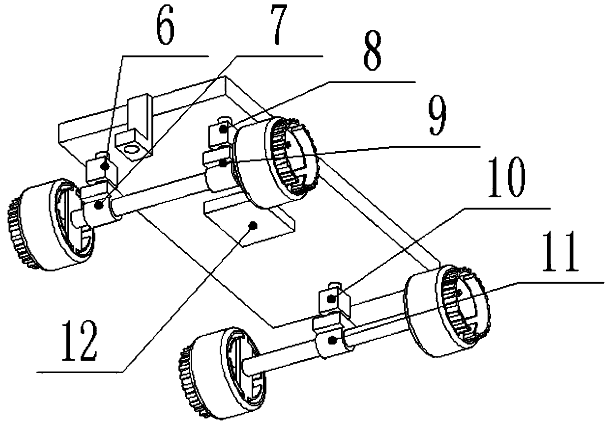 A kind of off-road pallet truck device