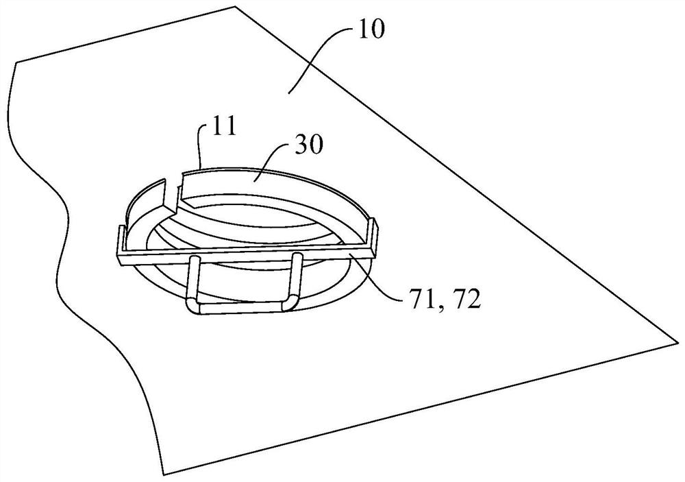 Construction method for controlling gap between upper nozzle and upper sliding plate of tundish