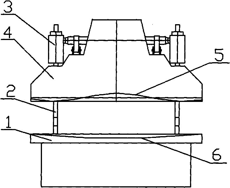 Numerical control torque synchronous hydraulic bender slide block flexivity compensation mechanism