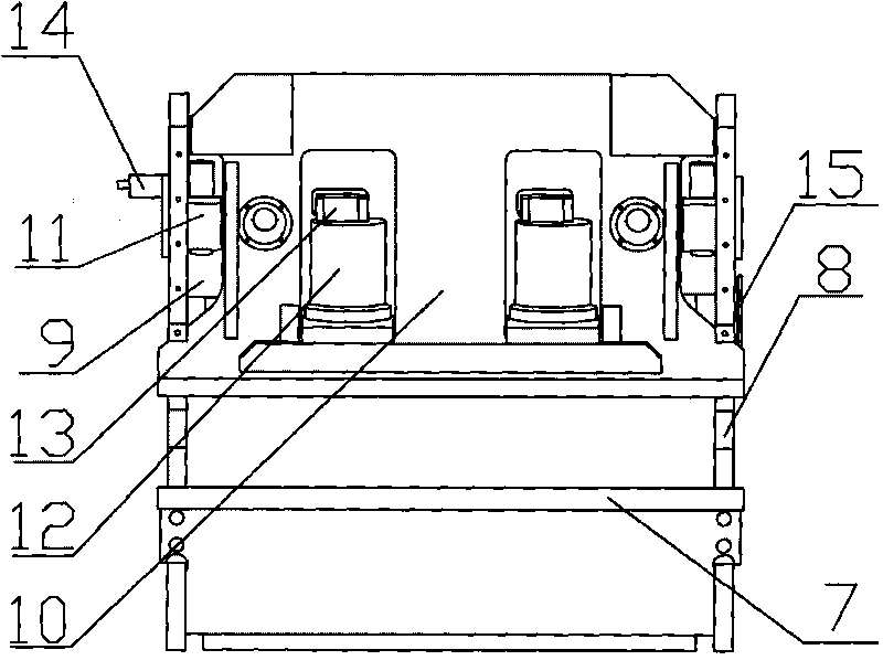 Numerical control torque synchronous hydraulic bender slide block flexivity compensation mechanism