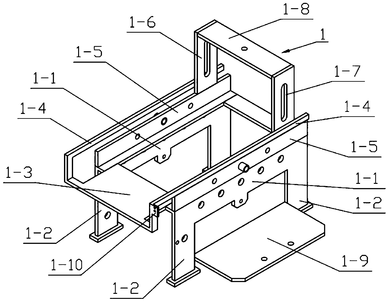 Automatic measuring and cutting device of board