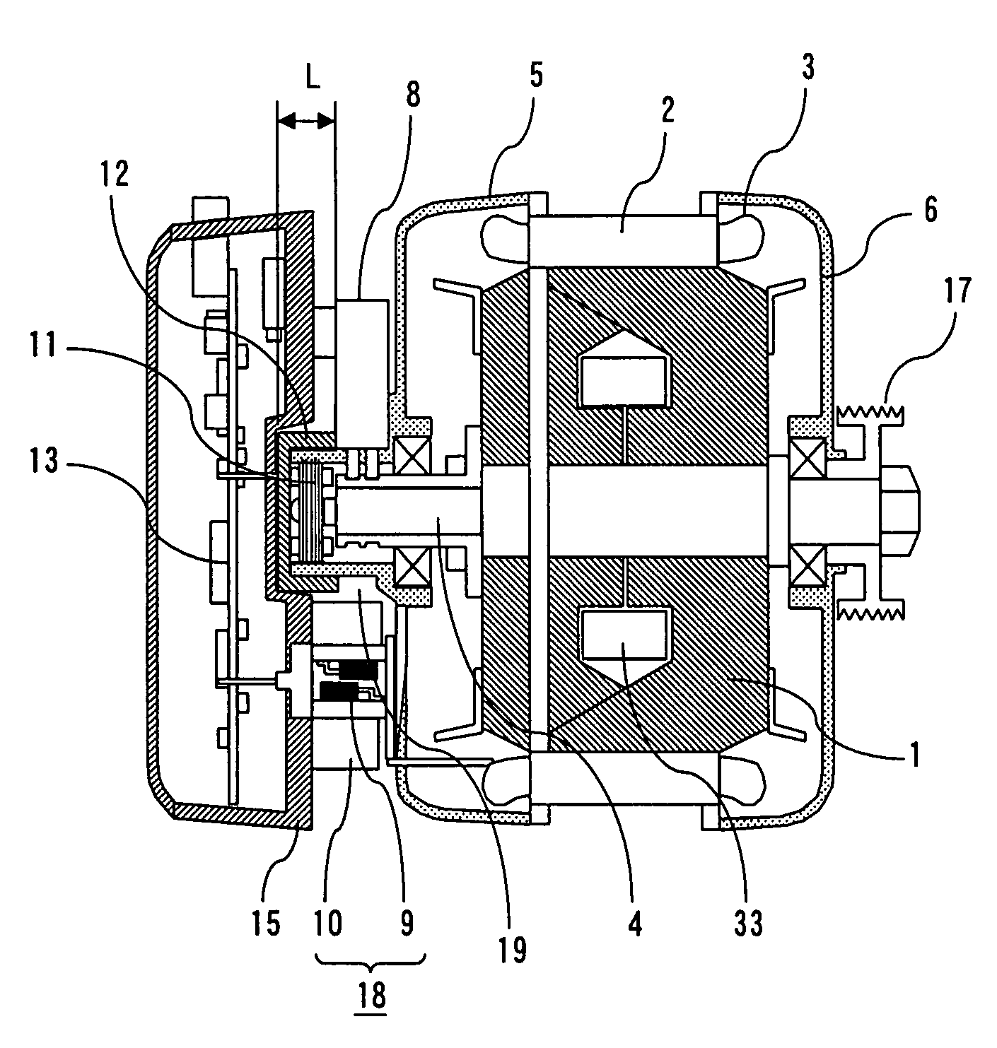 Electric rotating machine