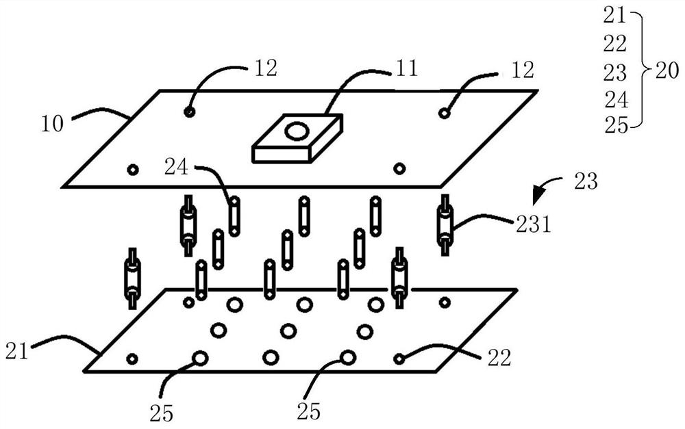 Chip testing device