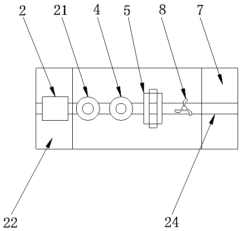 Calculator disinfection device for office stationery