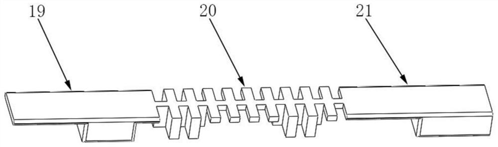 Inchworm type magnetic control soft robot for small pipeline detection and use method