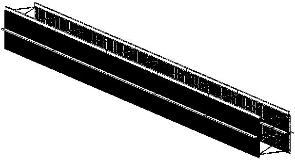 Prefabricated assembly type reinforced-frame template for post-cast belt of raft plate foundation and construction method thereof