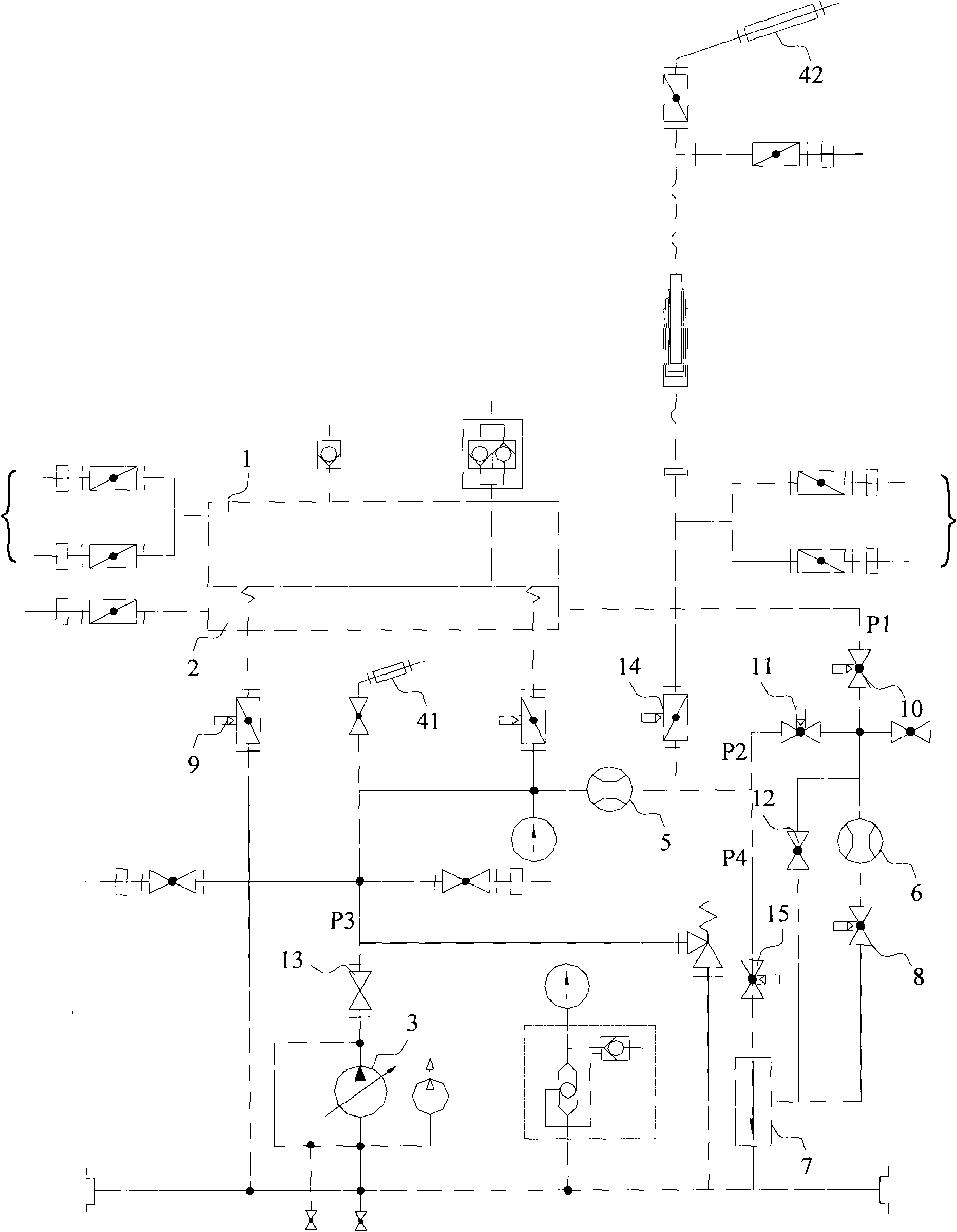 Fire-fighting foam mixing ratio control method, system and fire-fighting truck provided therewith